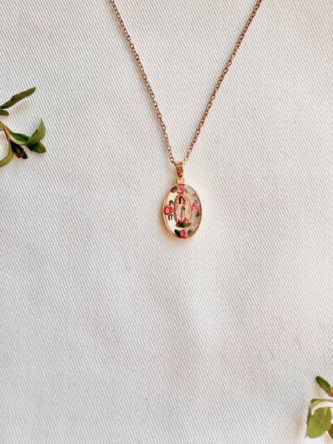 Dainty St. Therese of Lisieux Necklace