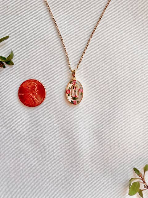 Dainty St. Therese of Lisieux Necklace