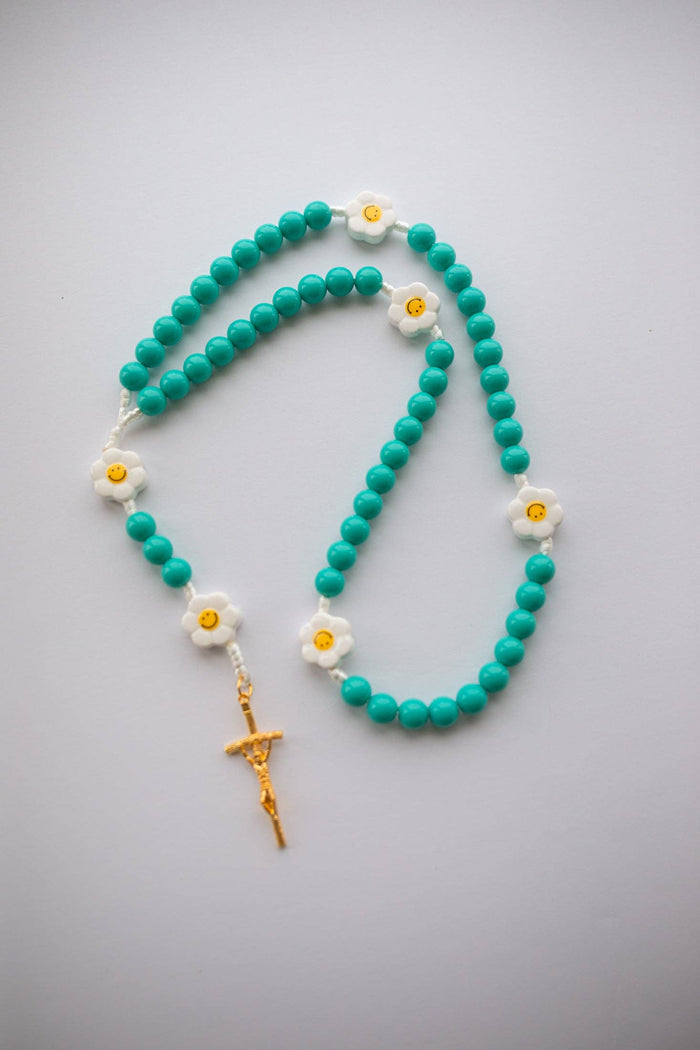 Daisy Smiley Face Children's Rosary