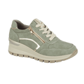 Dawlish Ladies Casual Trainer - Moss Green