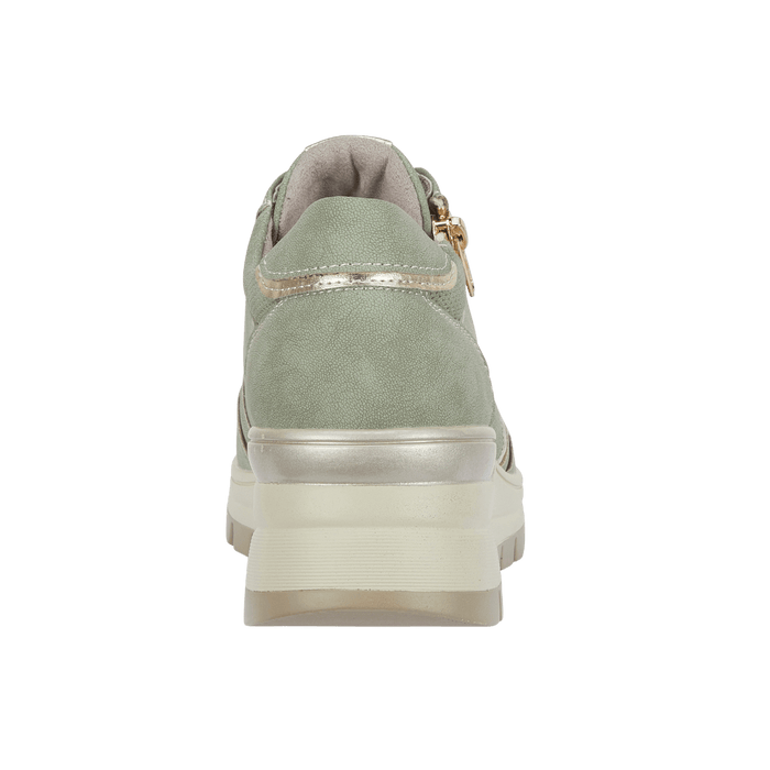 Dawlish Ladies Casual Trainer - Moss Green