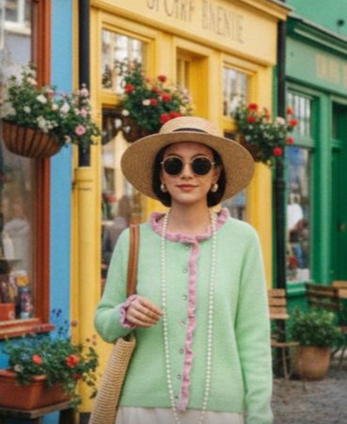 Doris Fluted Cardigan