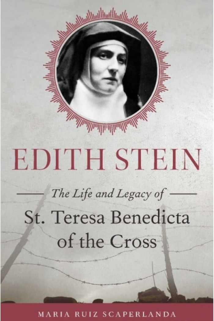 Book cover of 'Edith Stein: The Life and Legacy of St. Teresa Benedicta of the Cross' with a portrait of Edith Stein.
