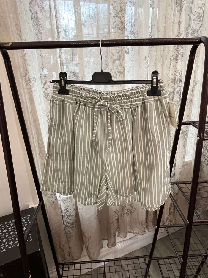 Elegant Pin Stripe Shorts