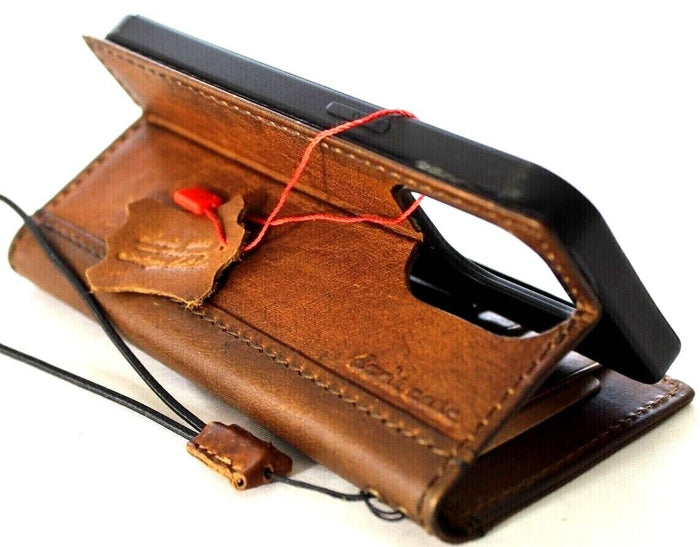 Embossed Eagle Genuine Leather iPhone Wallet Case