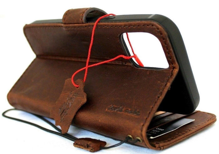 Embossed Leather Wallet Case for Google Pixel: Vintage Art Design