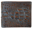Embossed Retro Crocodile Corrosion Art Leather Wallet Davidov Art