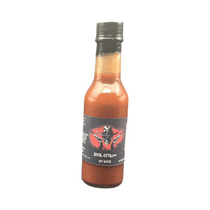 Evil Outlaw Hot Sauce. 5 oz Bottle. - Tubac Gourmet Foods