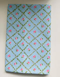 Fabric Book Pouch - Blue Maze