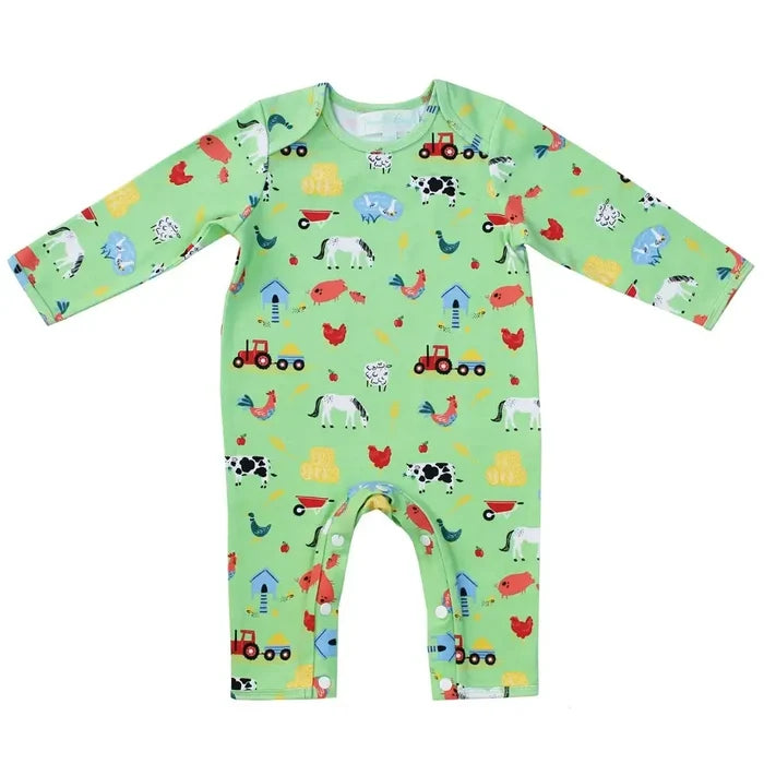 Farmyard Print Jumpsuit