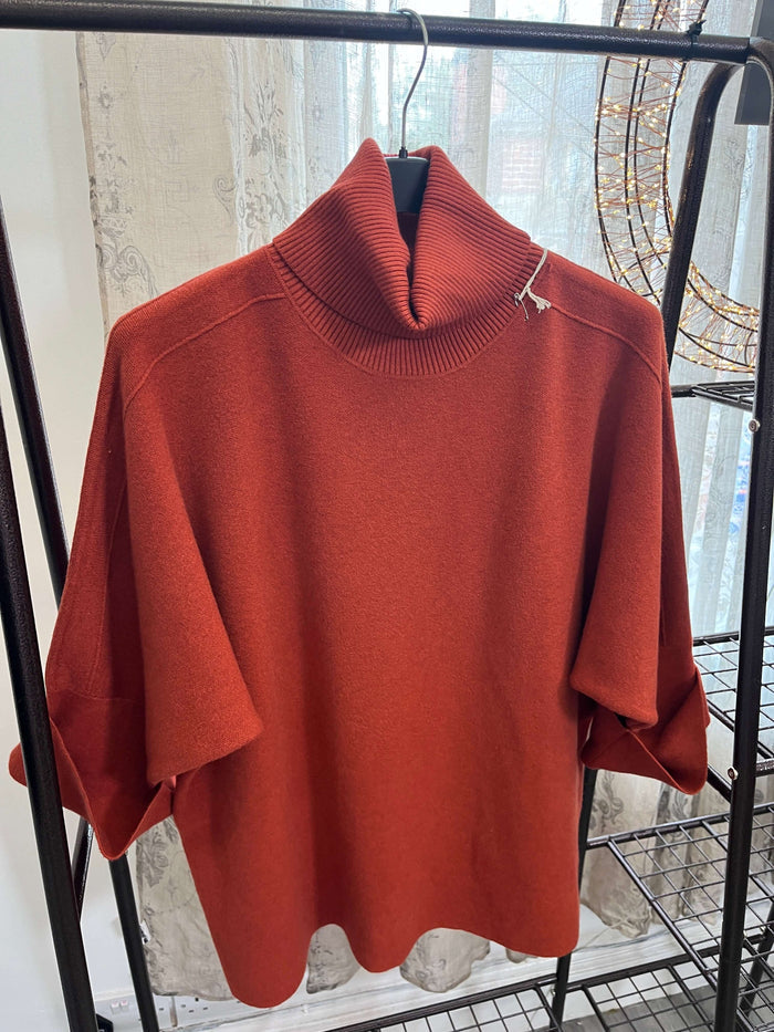Flora Boxy Cowl Neck Jumper