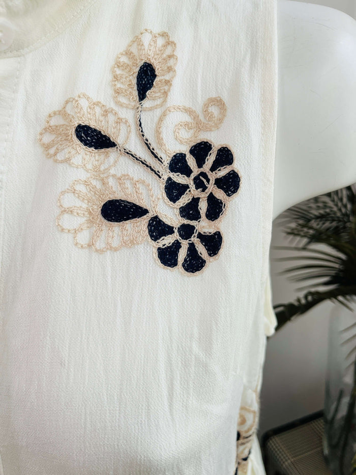 Floral Embroidered Maxi Dress