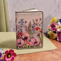 Floral Serenade Mixed Flowers Linen Covered Notebook