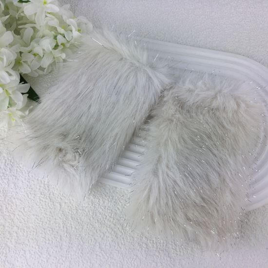 Fluffy Fingerless Glitter Mittens