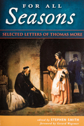 Book cover of 'For All Seasons: Selected Letters of Thomas More' with a painting of a man and woman in a room.