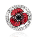 Framed Poppy Pin Brooch