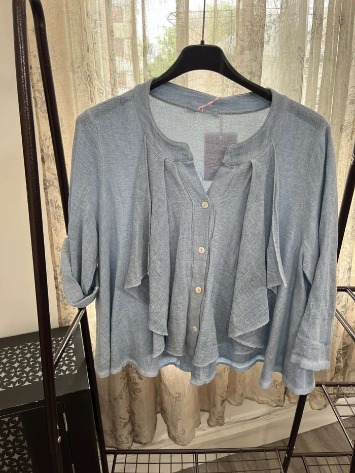 Francesca Waterfall Blouse