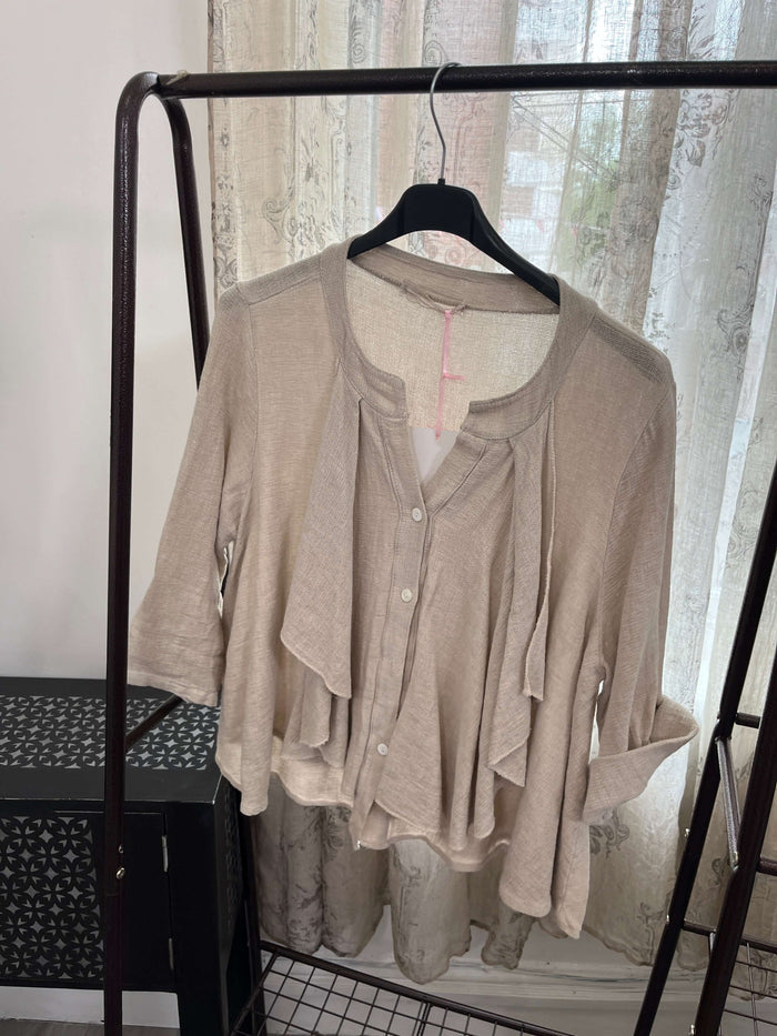 Francesca Waterfall Blouse