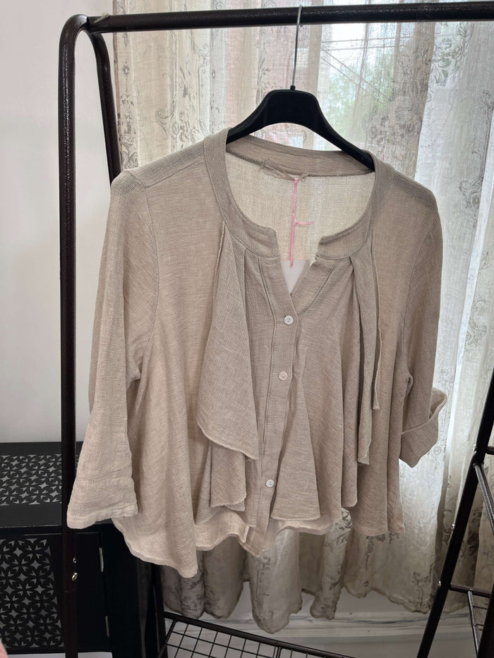 Francesca Waterfall Blouse