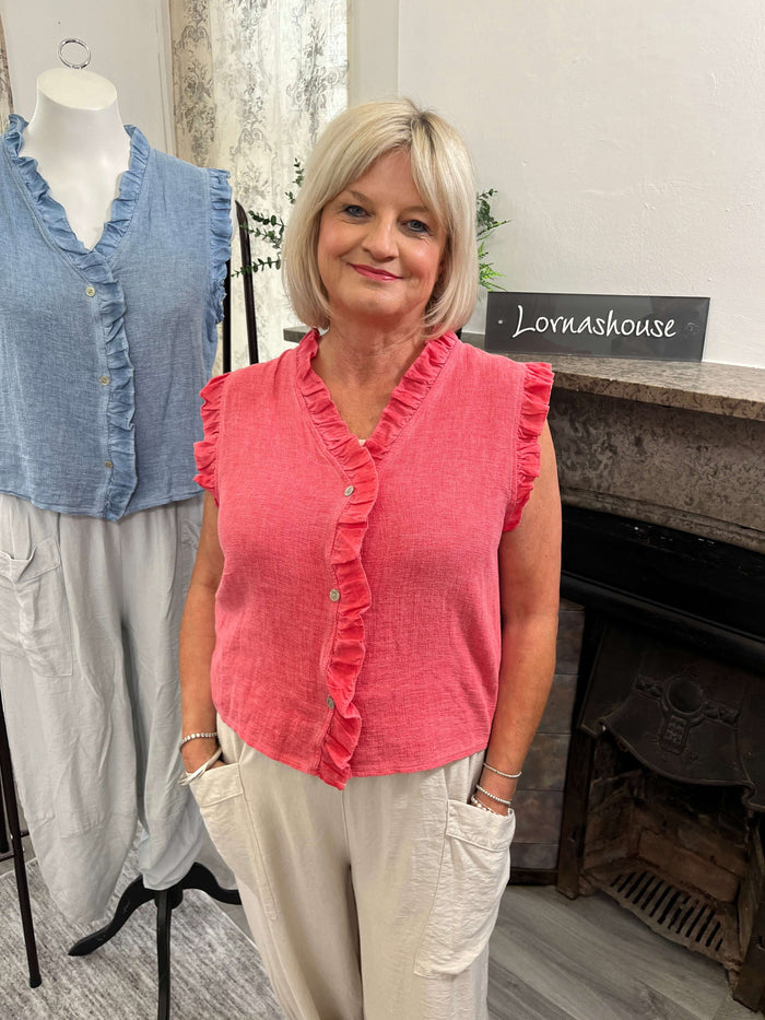 Frankie Frill Detail Vest Top