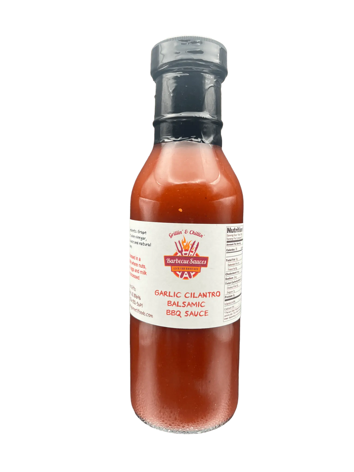 Garlic Cilantro Balsamic BBQ Sauce, 12oz. - Tubac Gourmet Foods