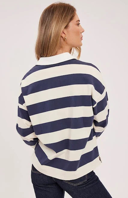 Gentle Fawn Britt Stripe Top Collared L/S