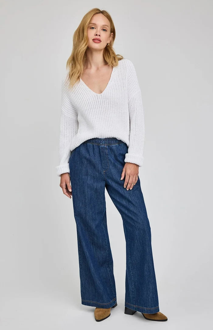 Gentle Fawn Spencer Sweater in White