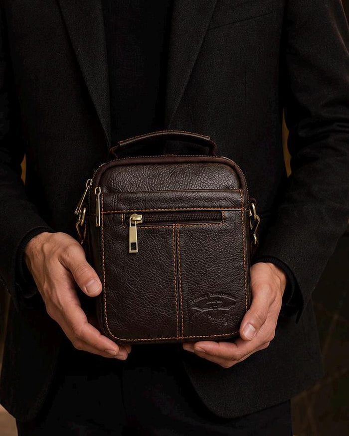Genuine Leather Bag Handmade Side Bag for Men and Women Vintage Gift