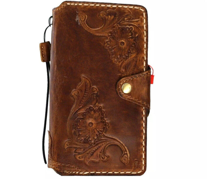 Genuine Leather fo OnePlus 12 12R Case Wallet Handmade Wireless Luxury Handmade stitch