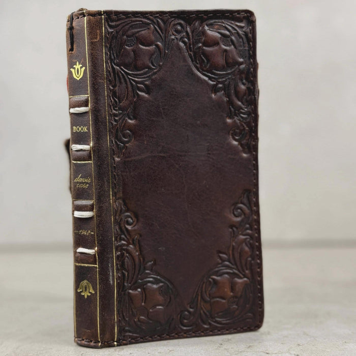 Genuine Leather fo OnePlus 12 12R Case Wallet Handmade Wireless Luxury oiled Ar