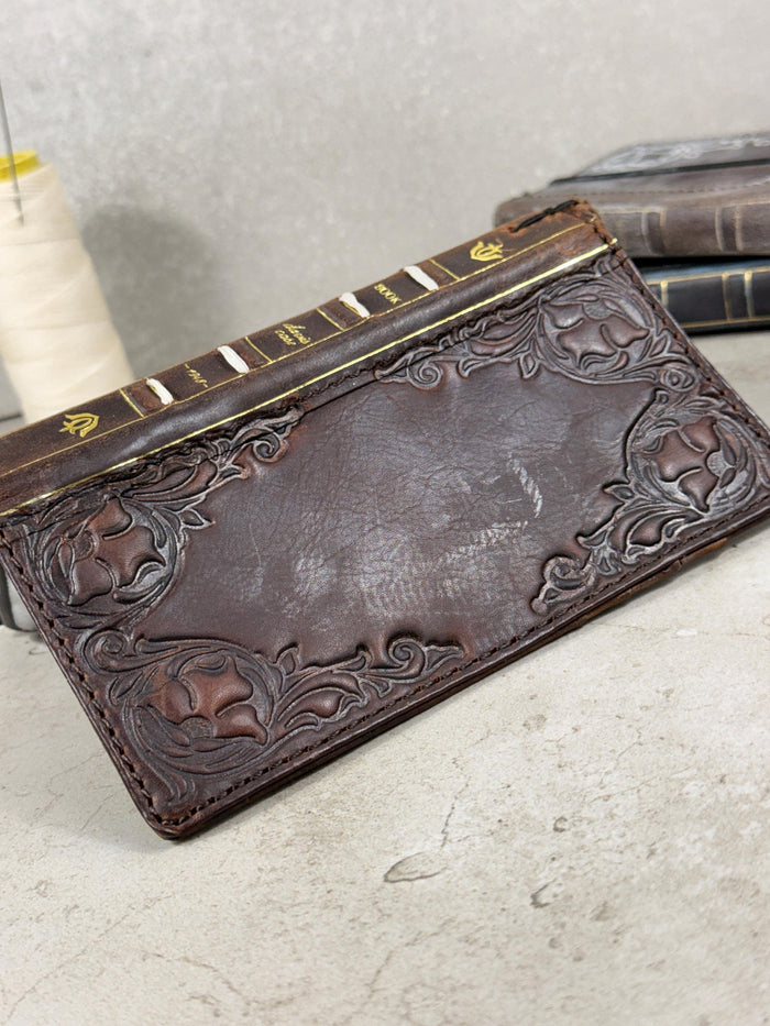 Genuine Leather fo OnePlus 12 12R Case Wallet Handmade Wireless Luxury oiled Ar