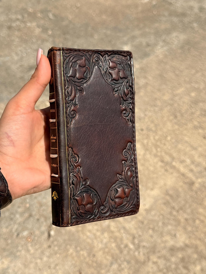 Genuine Leather fo OnePlus 12 12R Case Wallet Handmade Wireless Luxury oiled Ar