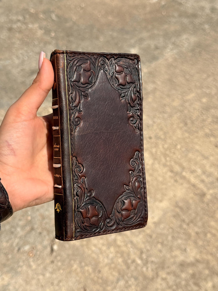 Genuine Leather fo OnePlus 12 12R Case Wallet Handmade Wireless Luxury oiled Ar