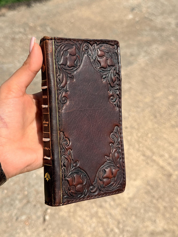 Genuine Leather fo OnePlus 12 12R Case Wallet Handmade Wireless Luxury oiled Ar