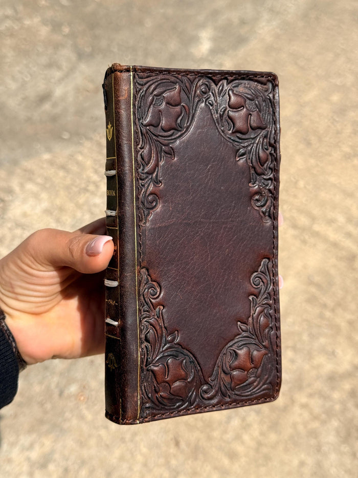 Genuine Leather fo OnePlus 12 12R Case Wallet Handmade Wireless Luxury oiled Ar