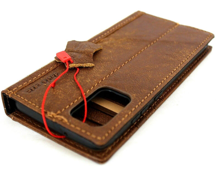 Genuine Leather fo OnePlus 12 12R Case Wallet Handmade Wireless Luxury
