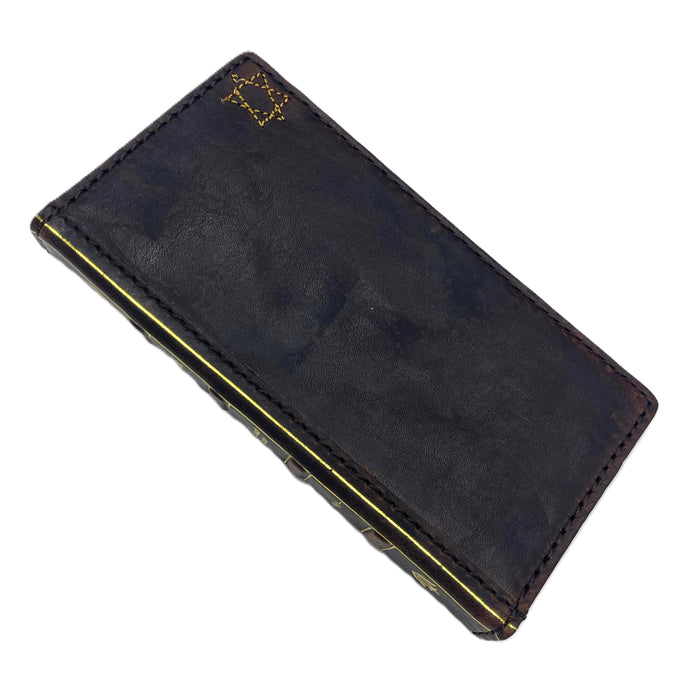 Genuine Leather fo OnePlus 12 12R  Cover full handmade design Star Of David