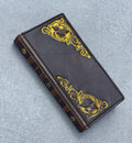 Genuine Leather fo OnePlus 15 12 12R Case Wallet Handmade Wireless Luxury Davidov Art