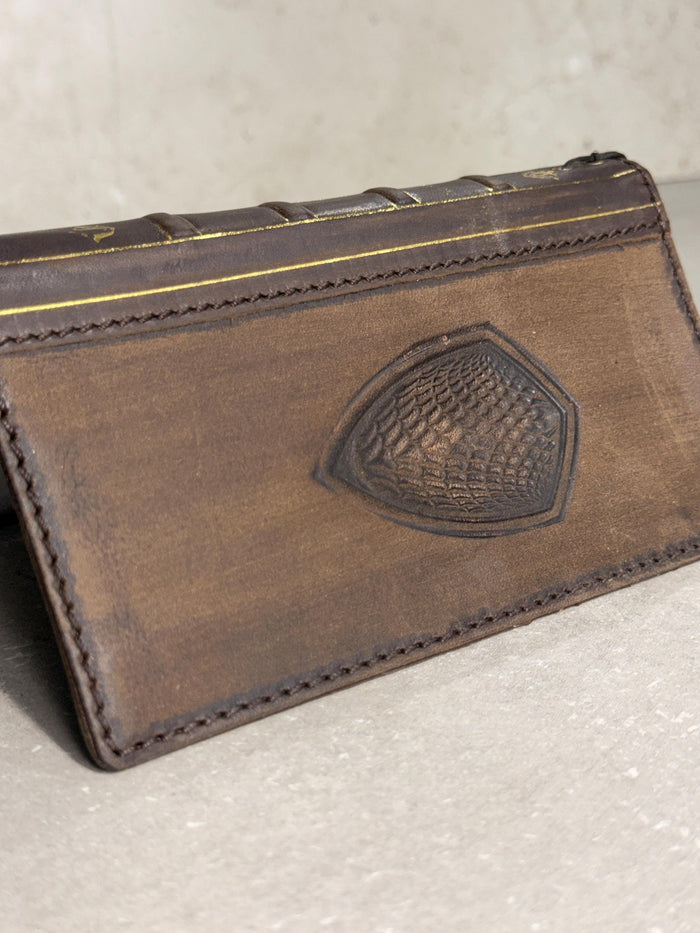 Genuine Leather fo OnePlus 15 12 12R Case Wallet Handmade Wireless Luxury oiled Ar