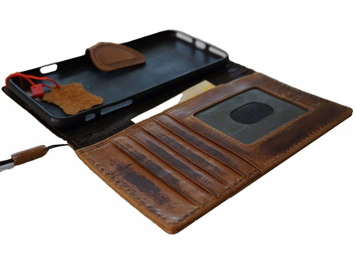 Genuine Leather fo OnePlus 9 9PRO Case Wallet Handmade Wireless Luxury
