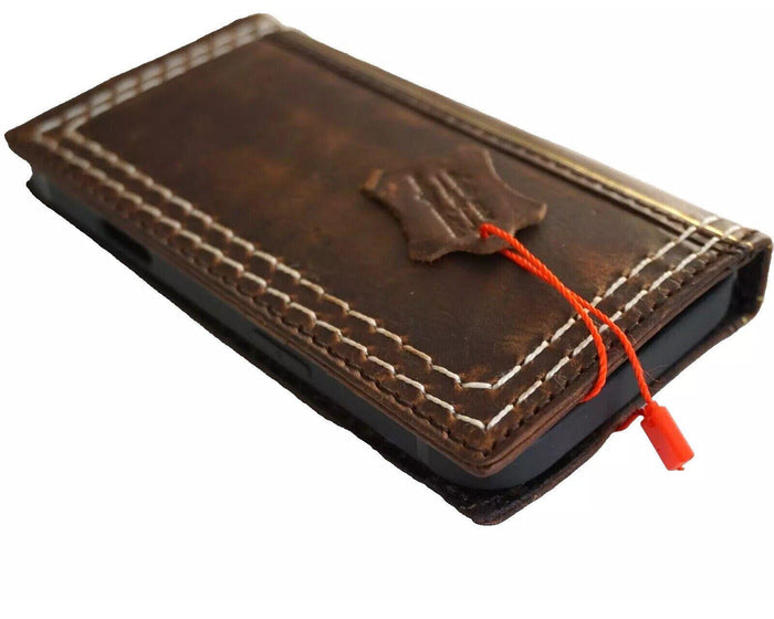 Genuine Leather fo OnePlus Open Case Wallet Handmade Wireless Luxury Art
