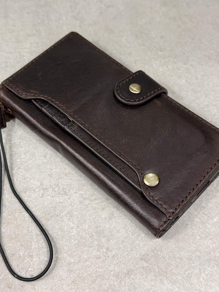 Genuine Leather fo OnePlus Open Case Wallet Handmade Wireless Luxury  Davidov Art