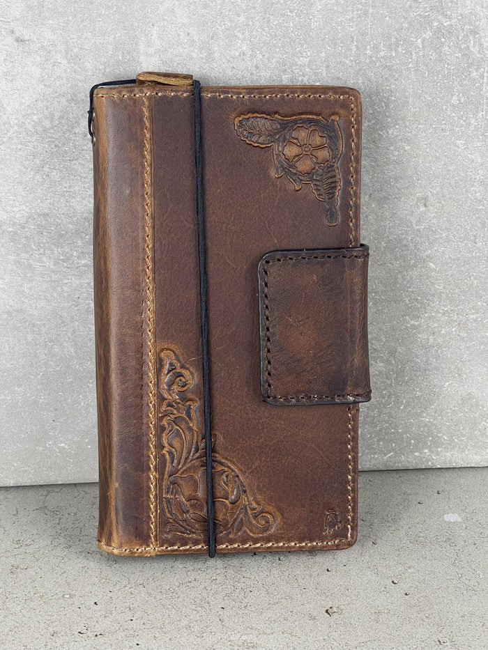 Genuine Leather fo OnePlus Open Case Wallet Handmade Wireless Luxury  Davidov Art