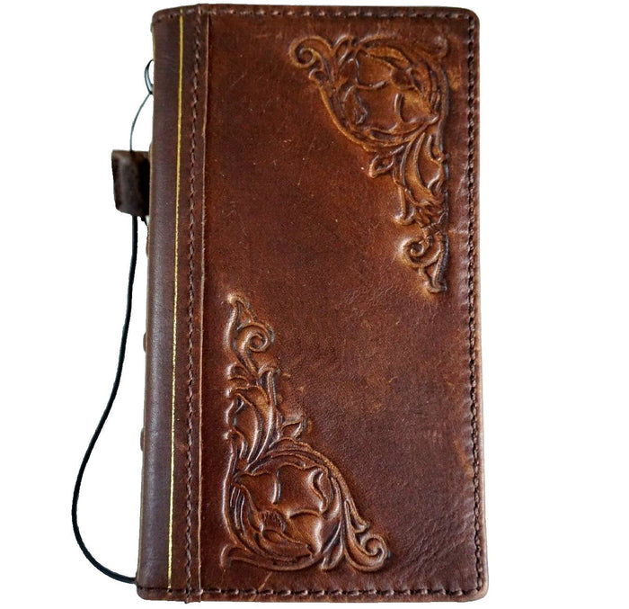 Genuine Leather fo OnePlus Open Case Wallet Handmade Wireless Luxury  Davidov Art