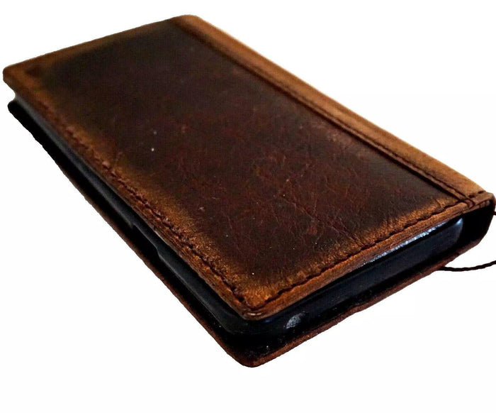 Genuine Leather fo OnePlus Open Case Wallet Handmade Wireless Luxury Diy Frame Polish