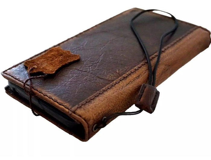 Genuine Leather fo OnePlus Open Case Wallet Handmade Wireless Luxury Diy Frame Polish