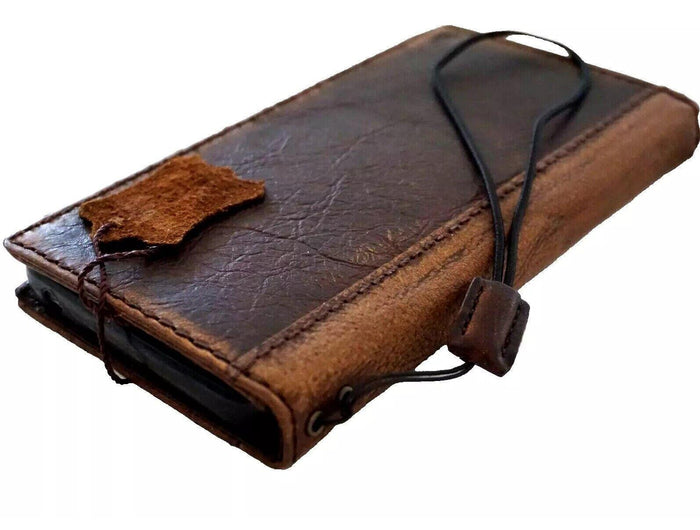 Genuine Leather fo OnePlus Open Case Wallet Handmade Wireless Luxury Diy Frame Polish