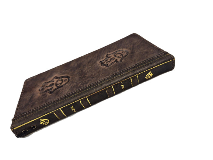Genuine Leather fo OnePlus Open Case Wallet Handmade Wireless Luxury Hamsa