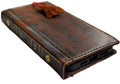 Genuine Leather fo OnePlus Open Case Wallet Handmade Wireless Luxury oiled Ar