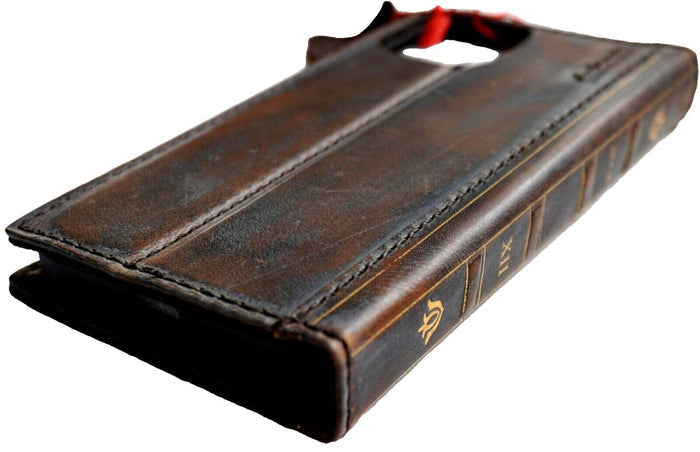 Genuine Leather fo OnePlus Open Case Wallet Handmade Wireless Luxury oiled Ar